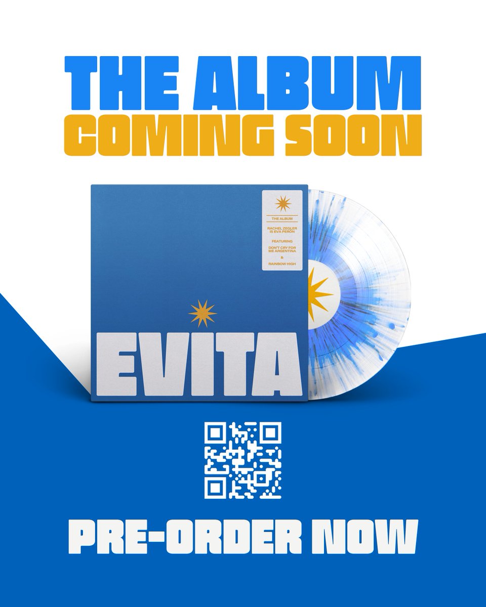 EVITA - The Album. 
Coming Soon. 
For all of us. 🙌

dcfma.com