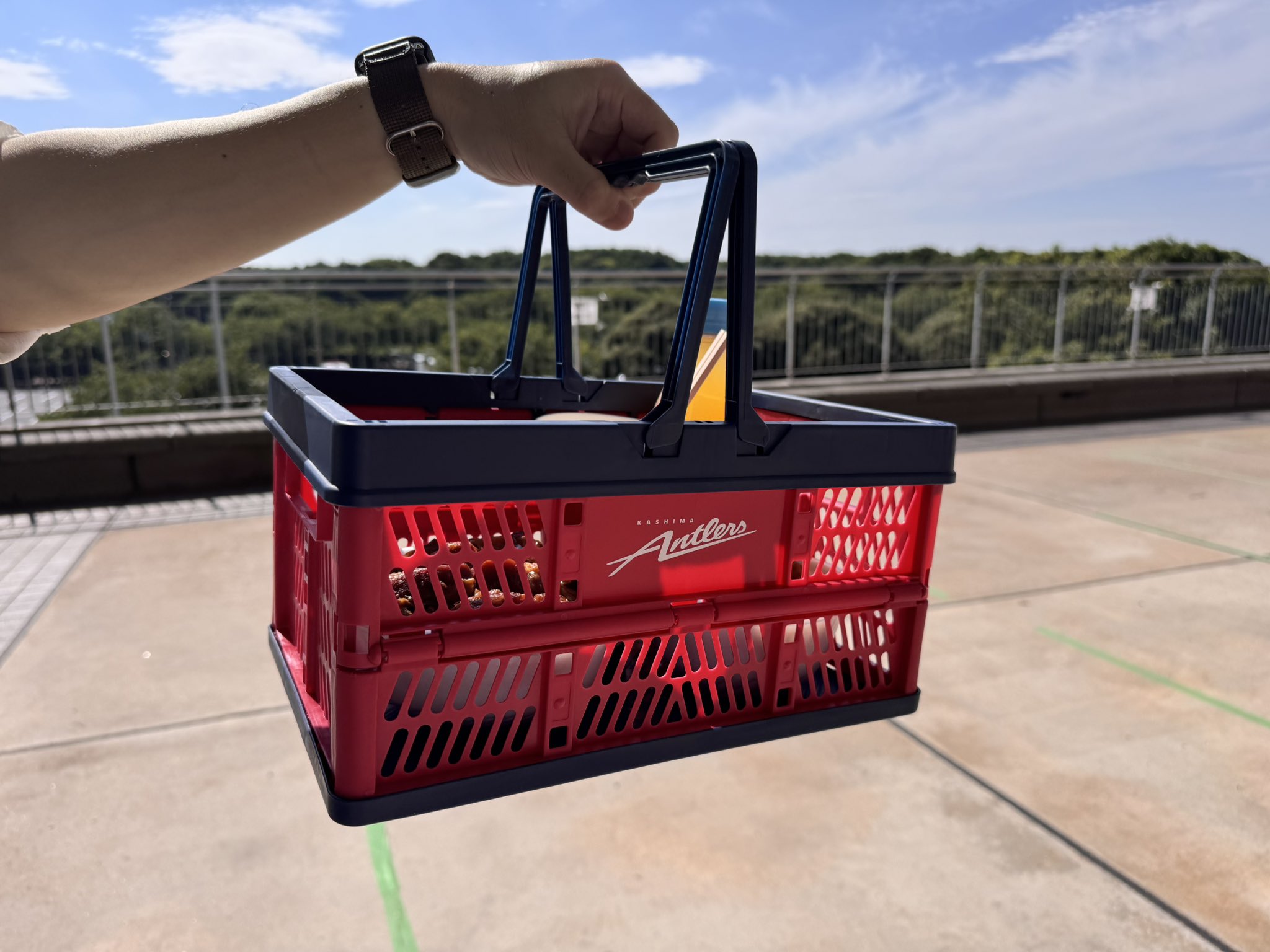 鹿島アントラーズ 折りたたみコンテナ 折りたたみコンテナ – 鹿島