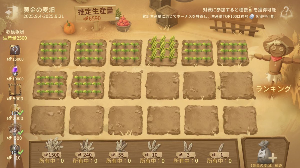 畑を見るとぽんぽこぽんぽんきんぐうおを思い浮かべるようになってしまっている。

畑を耕し、種をまき、様子を見つつ育つのを待ち、収穫する…🌾