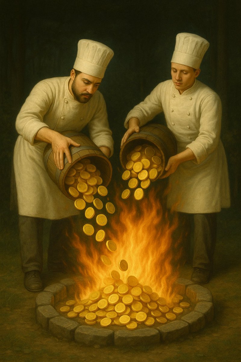 Chefs just turned up the heat…

 300M $MNDE tossed in the pan..

sizzled, flipped, and gone forever.

That’s 30% of supply (~$40M) cooked out of existence.

Now the recipe tastes way spicier.