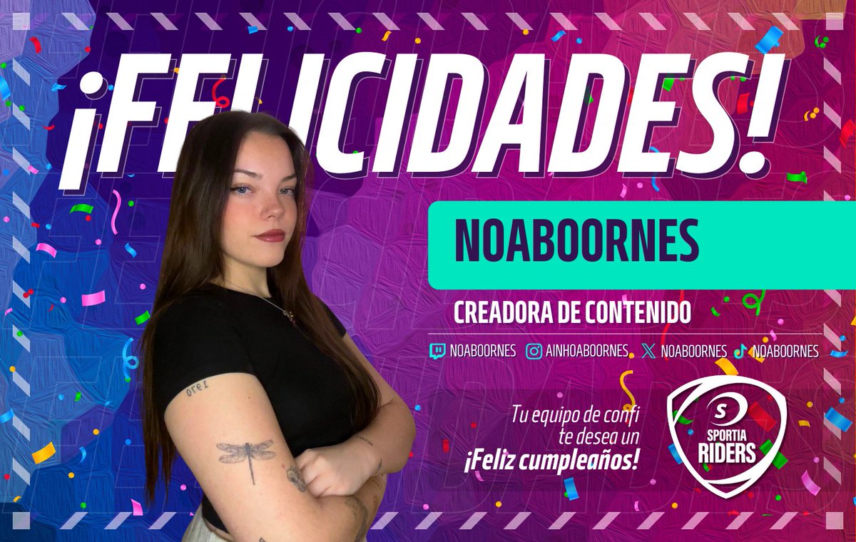 Hoy es el cumpleaños de nuestra reciente creadora de contenido, ¡Felicidades <a href="/noaboornes/">SPK Noa</a>! 🥳

Que pases un gran día y que sean muchos más junto a nosotros 💙

#SPKFamily 🏠