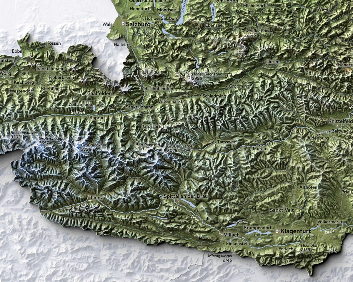 verygoodmaps's tweet image. Austria. I only went to the western side of Austria in my travels and it left me in awe. Spent time in Salzburg and Innsbruck and the memory of those visits will never fade. And I don&apos;t mind. #austria #alps #map
