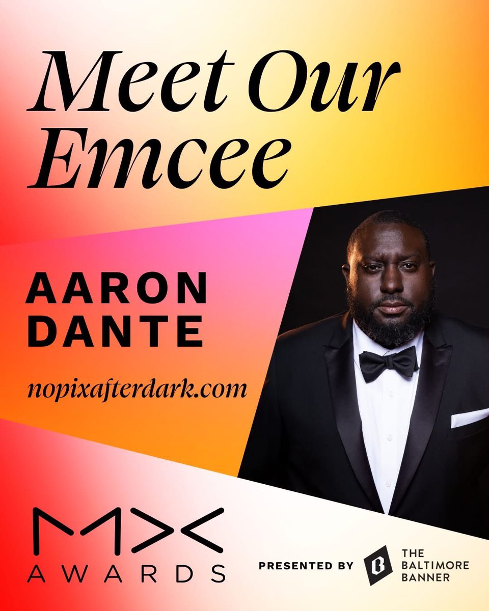 Meet your Emcee: Aaron Dante! 🎤 Founder of @NoPixAfterDark, named Creator of the Year 2024, and honored for his authentic storytelling. He’ll lead us through a night of innovation, recognition &amp; connection at the 2025 MX Awards. #MXAwards