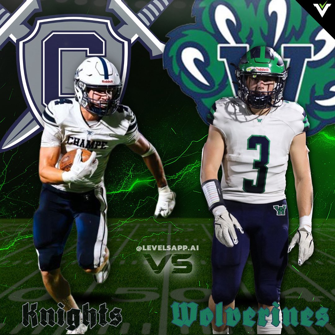 🔥 Game 2 at Woodgrove HS 🔥

Woodgrove <a href="/WoodgroveFB/">WoodgroveFootball</a> vs. John Champe <a href="/ChampeKnightsFB/">Champe Football</a> 🏈

The Wolverines return home looking to make a statement after a hard-fought opener. 

Who you got — Wolverines 🐺 or Knights ⚔️? (Comment!!)

#WoodgroveFootball #JohnChampeFootball #FNL