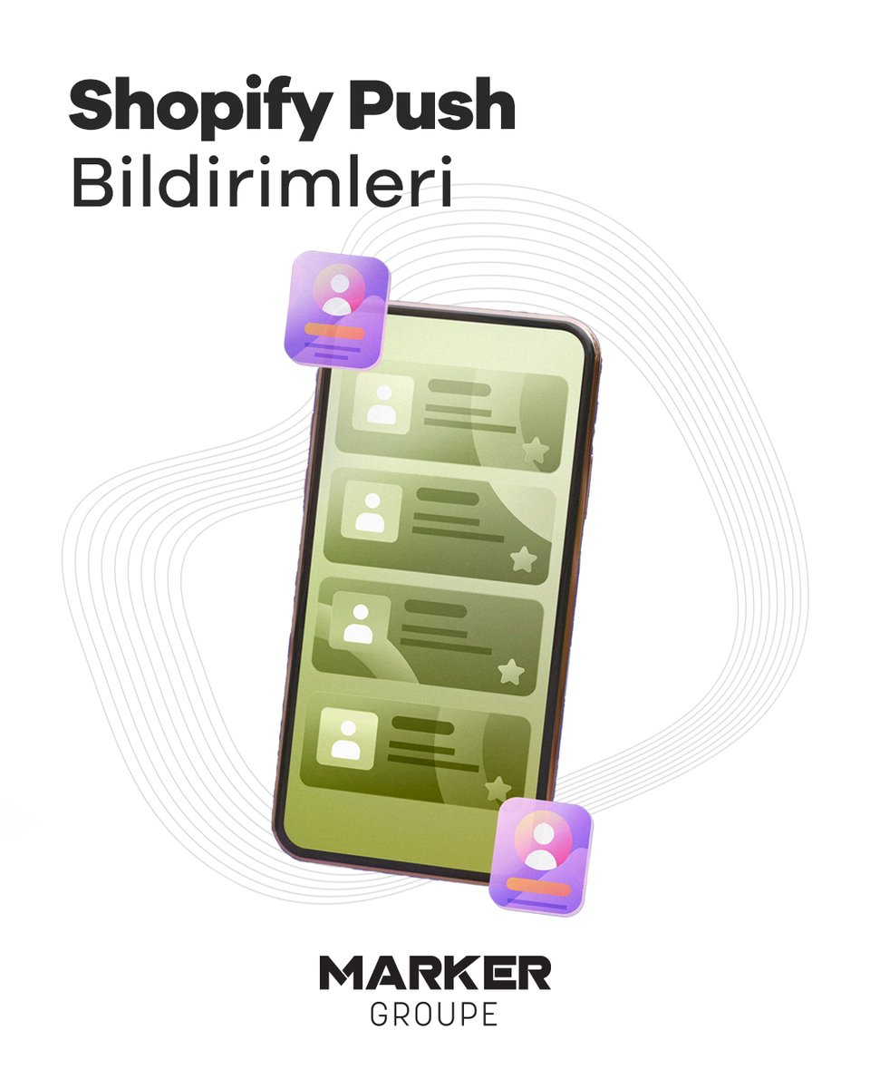 markergroupe's tweet image. 📲Shopify’da Push Bildirimleri ile Satışları Artırın!
🚀 Sepeti terk edenleri hatırlatın, kampanya ve indirimleri duyurun, markanızla sürekli etkileşim kurun.
💡Anlık iletişimle dönüşümlerinizi yükseltin.
#MarkerGroupe #Shopify #Ecommerce #PushNotification #ShopifyStore