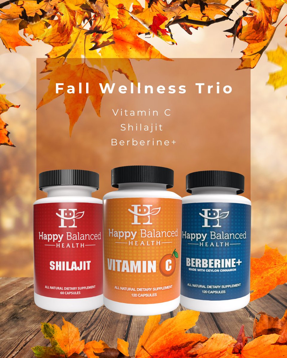 official_hbh's tweet photo. Fall into everyday wellness with our Fall Wellness Trio:

🍂 Vitamin C: immune support
🍂 Shilajit: energy support
🍂 Berberine+: metabolic wellness

Shop now ⬇️

#HBH #FallWellness #VitaminC #Shilajit #Berberine https://t.co/g1apmdehV7