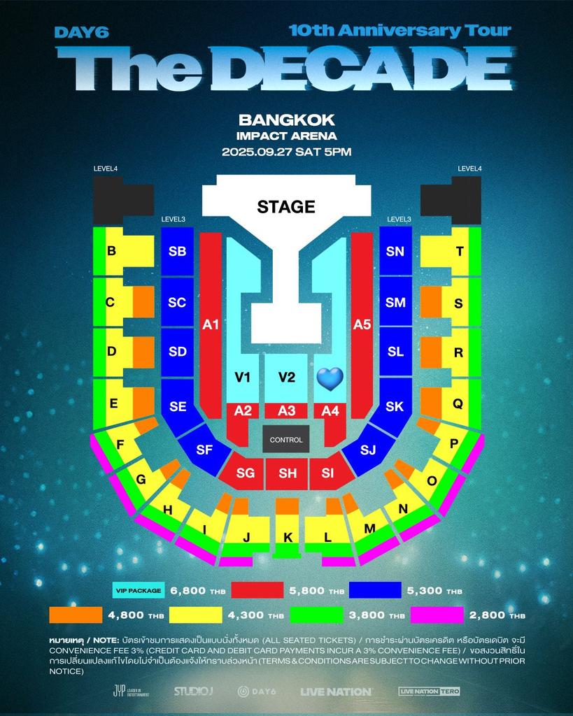 WTS WTB
THE DECADE DAY6 in  BANGKOK🇹🇭
IMPACT ARENA 📍Thailand
2025.09.27 SAT 5PM

 VIP V2 x2, near extended stage
—intrested buyers dm to buy💌
#DAY6_10th_Anniversary_Tour
#The_DECADE_BANGKOK
#DAY6BKK2025
#เดสิ้ก10ปีที่อิมแพ็ค
#The_DECADE_of_DAY6
