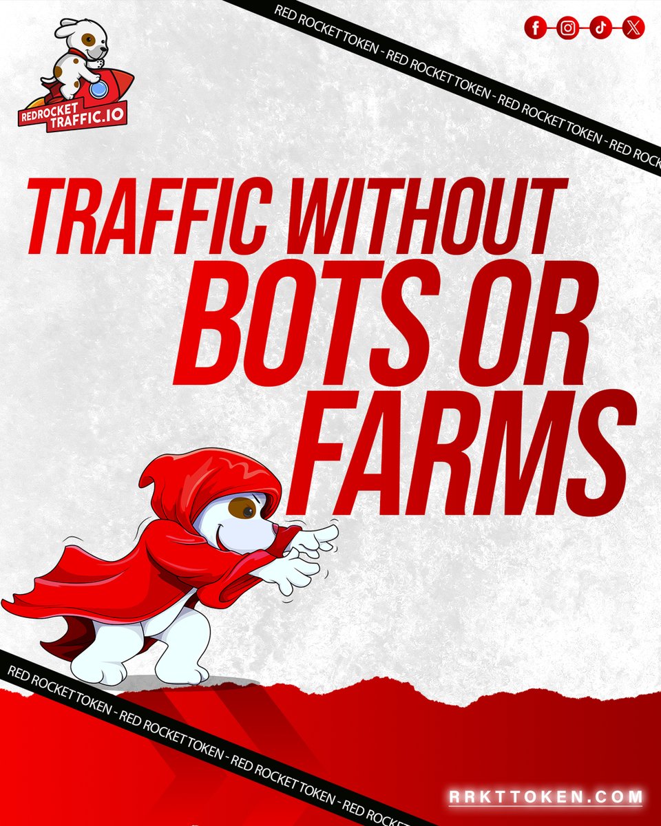 RedRocketRRKT's tweet image. Ads you can finally trust. 🌐 RRKT verifies attention on-chain, burning tokens as users engage. Real ROI, authentic audiences, and transparent growth for brands.
.
Visit our website 👉rrkttoken.com
.
#RRKT #RedRocketToken #Binance #crypto #btc #eth #xrp #ada #sol #usdt