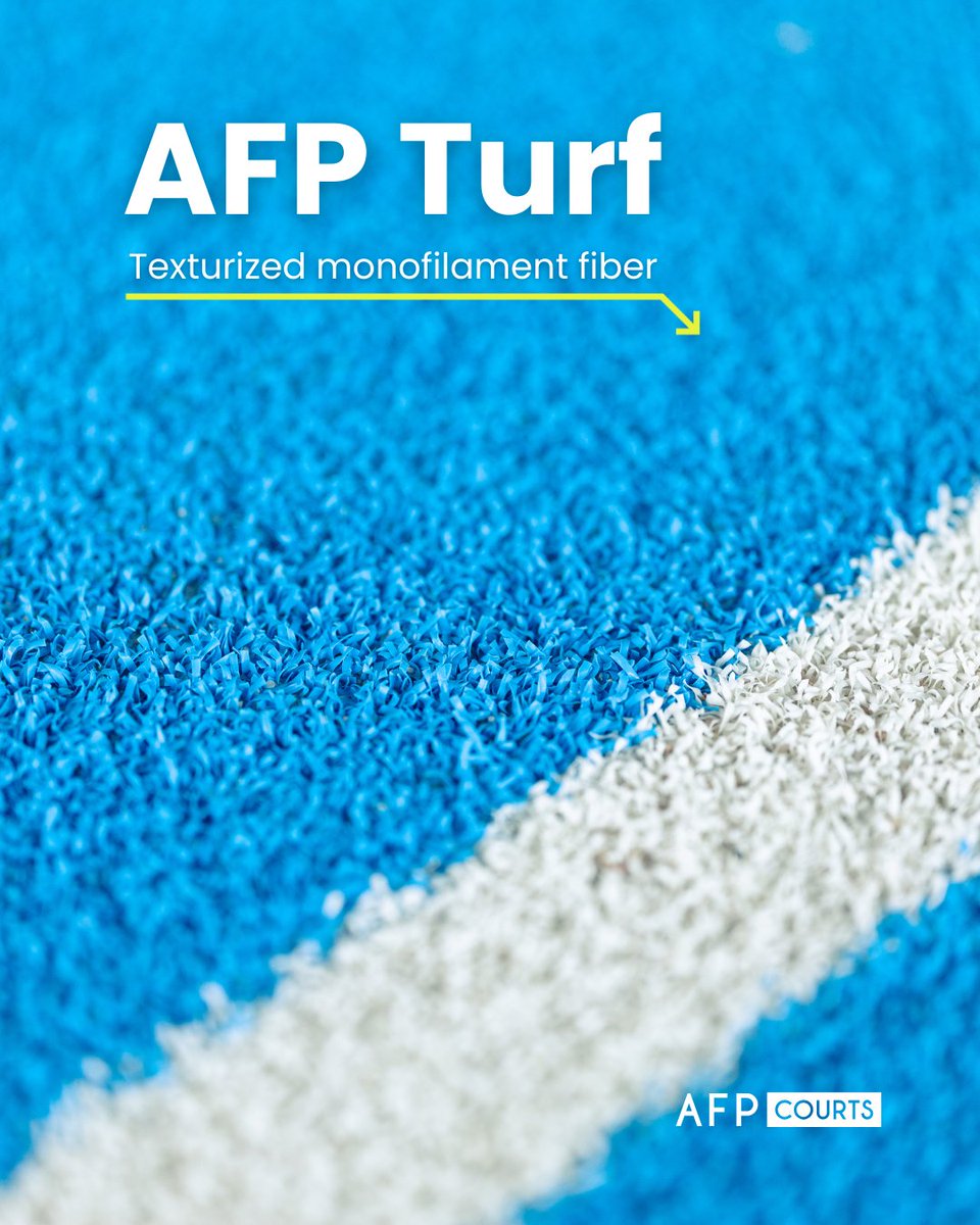 AFP Turf: superior grip, consistent bounce &amp; year-round great looks with minimal maintenance. Low infill, high performance, IBV certified. 🏆🎾

#afpturf #afpcourts #padelturf #courtturf #padelcourtturf #IBV