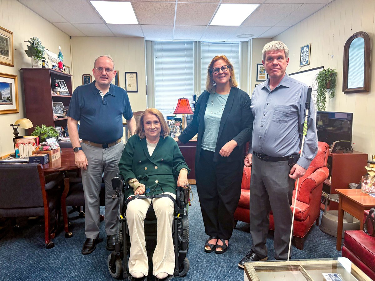 This week, our Chief Executive Officer, Molly Eagan and Chief Program Officer, Michael J. Cush, visited the New York State Department of Children and Family Services (and New York State Commission for the Blind) to discuss some exciting plans for VISIONS Center on Blindness.