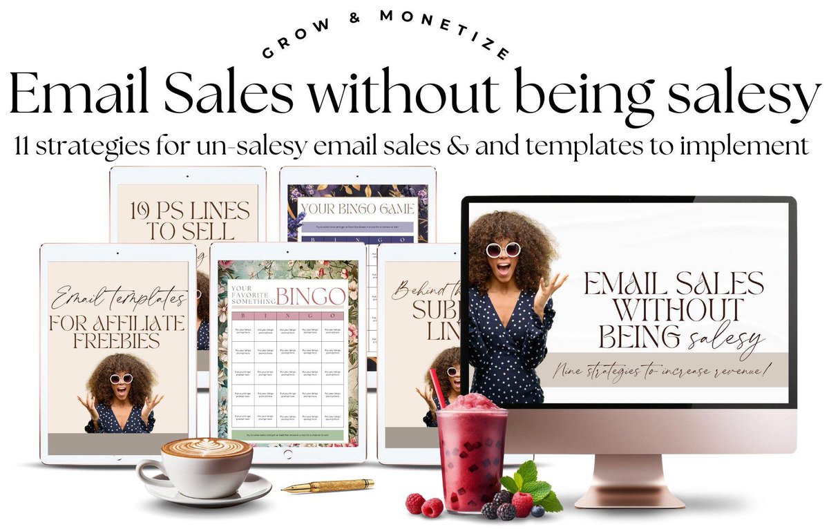 The ‘UNsalesy’ way to make more sales:
loves--etsygrowth.thrivecart.com/email-sales-wi…
On sale for only $19 (coupon applied when you click the link above). 
#EmailMarketing #affiliate #lovethis