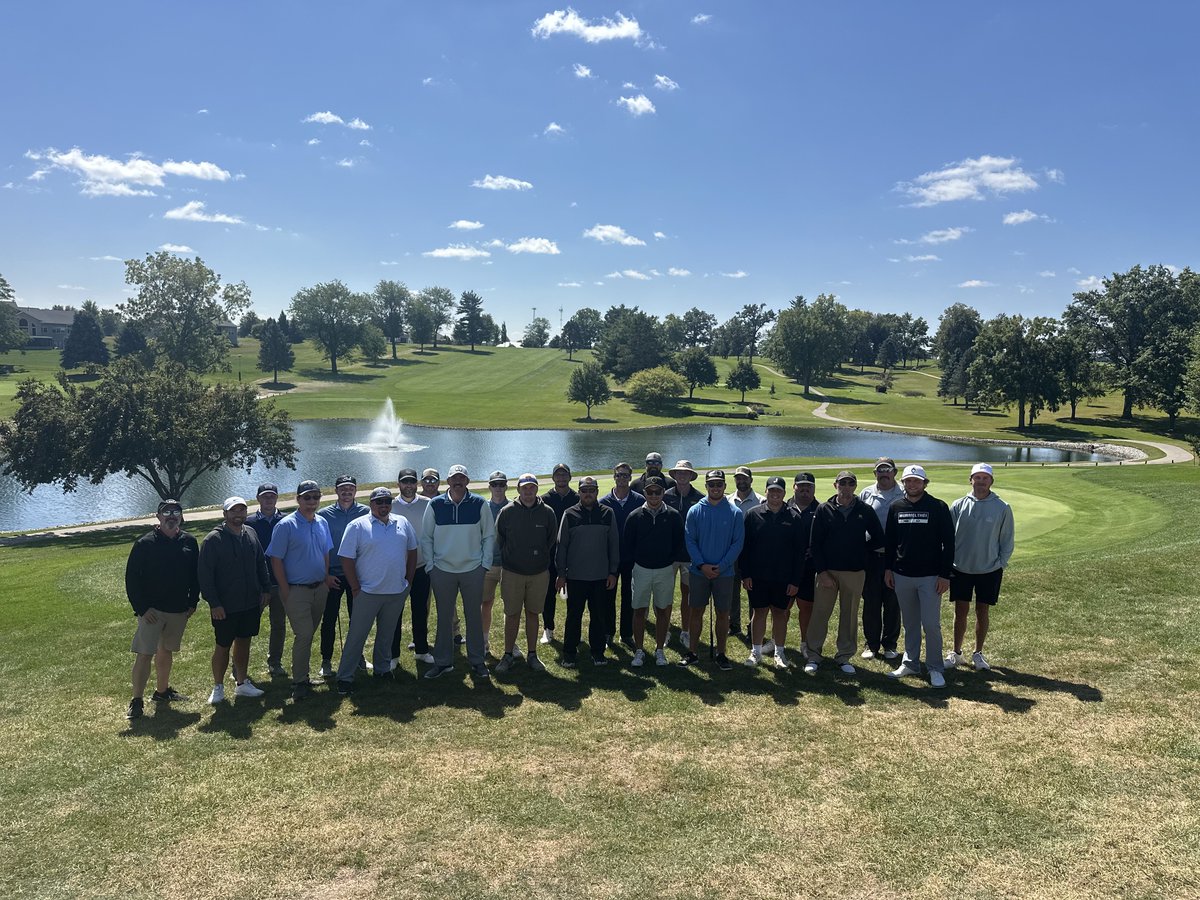 We had a great turnout for the Assistants' Golf Outing at West Liberty Country Club. Thanks to Brent Parizek for the great course and perfect weather, and Colton Mihalovich and Brent for all of the hard work putting this event together!