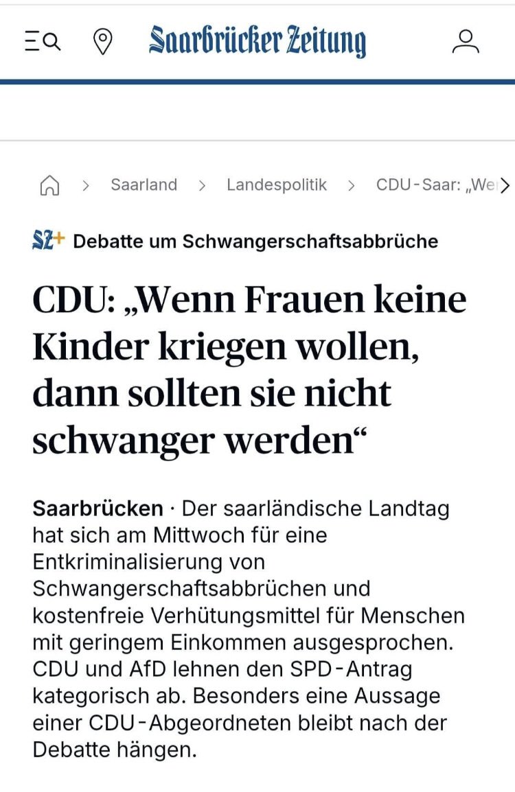 Echt toll wie Deutschland mittlerweile drauf ist. Ein Rückschritt nach dem anderen