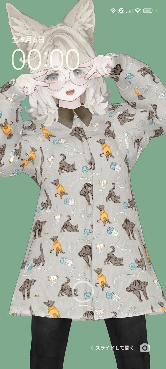ロック画面🐈‍⬛