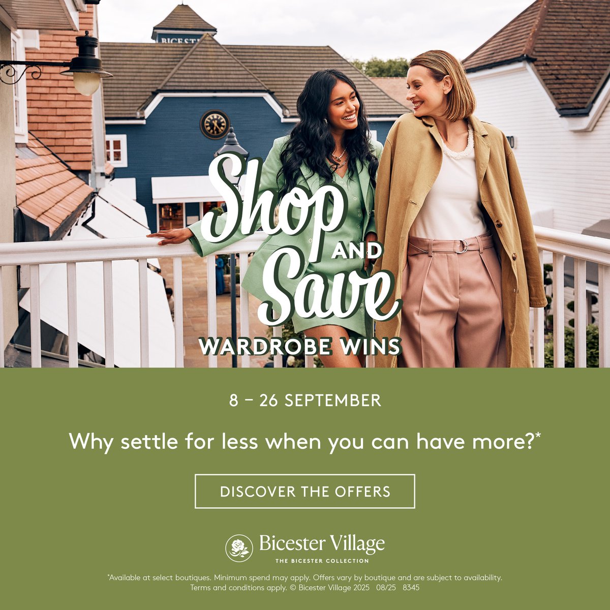Reset your style for less at Bicester Village 👠✨ From 8 to 26 September, discover Shop and Save: Wardrobe Wins. The more you shop, the more you save.*  

Plan Your Visit: evanevanstours.com/tours/day-tour…

*Terms and conditions apply. 

#BicesterVillage #Shopping #EvanEvansTours