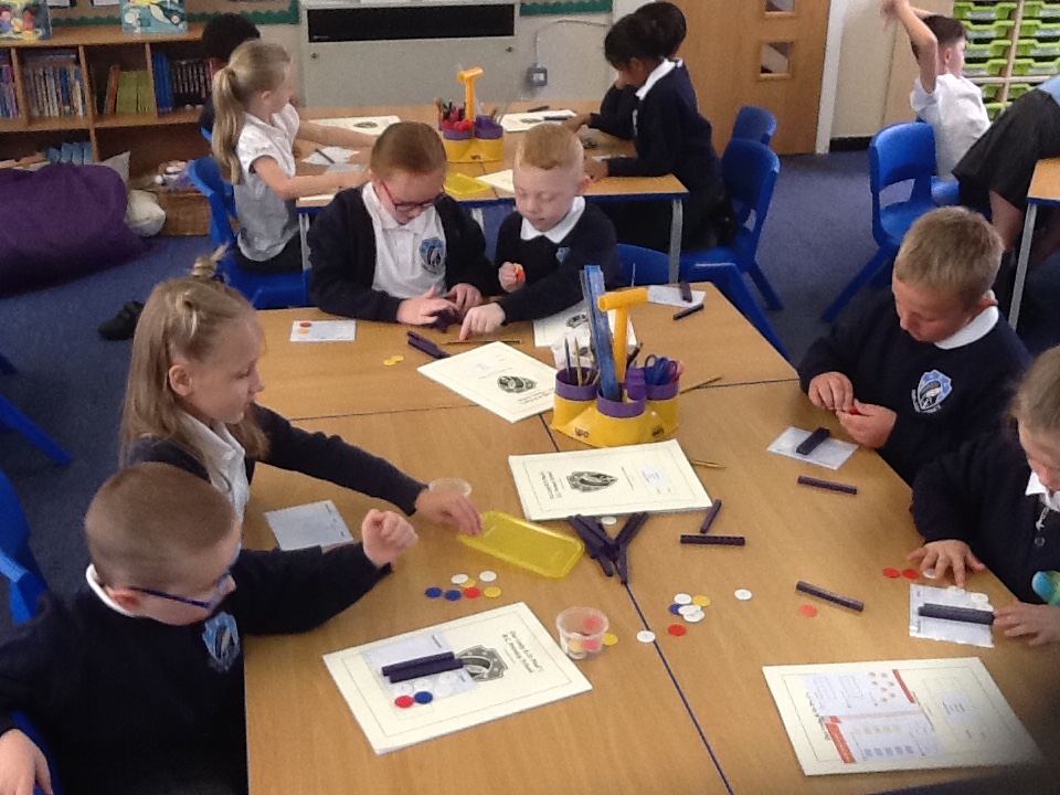 OLSP_Heywood's tweet photo. Year 2 have been getting back into the swing of things this week after a well deserved rest. Here they have been using manipulatives within Maths to help with their learning. @STOC_CAT #OLSPMATHS https://t.co/JnWehmNOvE