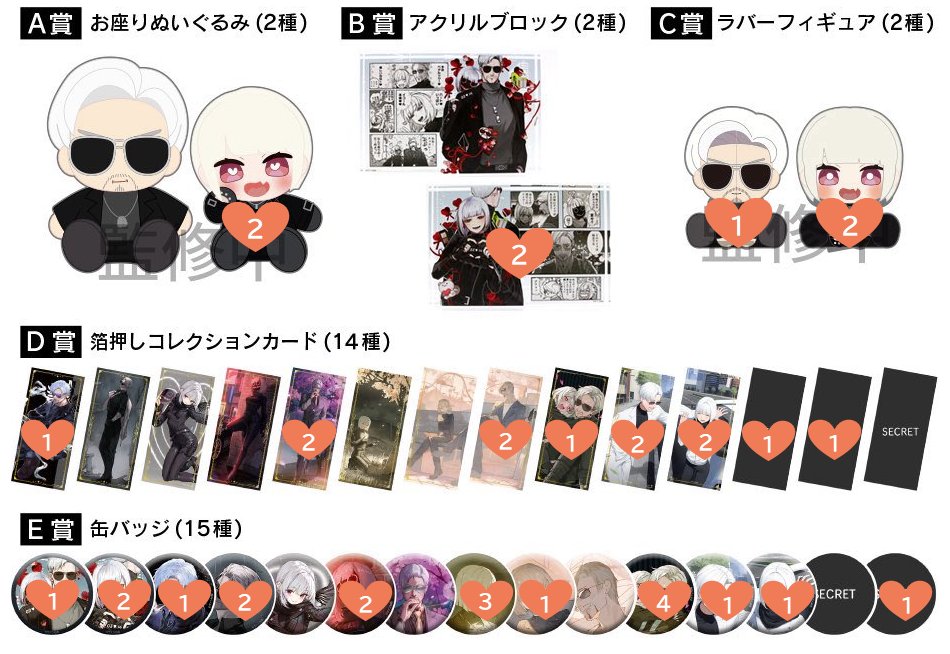 aoneeeee's tweet photo. ヴァンねねくじ40連の結果！！

結構いい感じに揃ってきた…？
ヴァンさんぬいがほしい😭😭 https://t.co/64tdlV5kAE