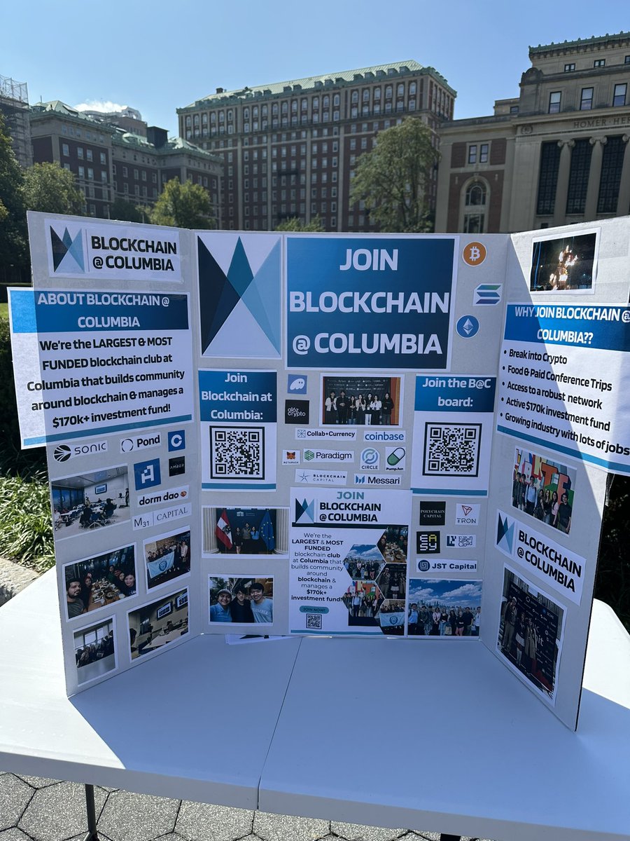 BlockchainatCU's tweet image. School is officially in session! 

We’re kicking off this semester at the activities fair from 12-4pm. 

See you there! 🦁