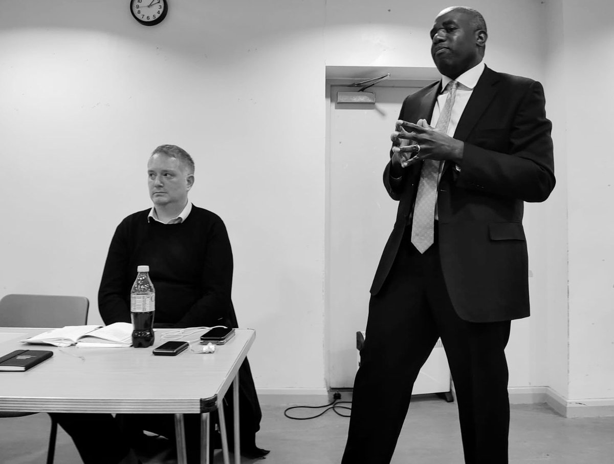 Well done to <a href="/DavidLammy/">David Lammy</a> - as his CLP Chair, great news.