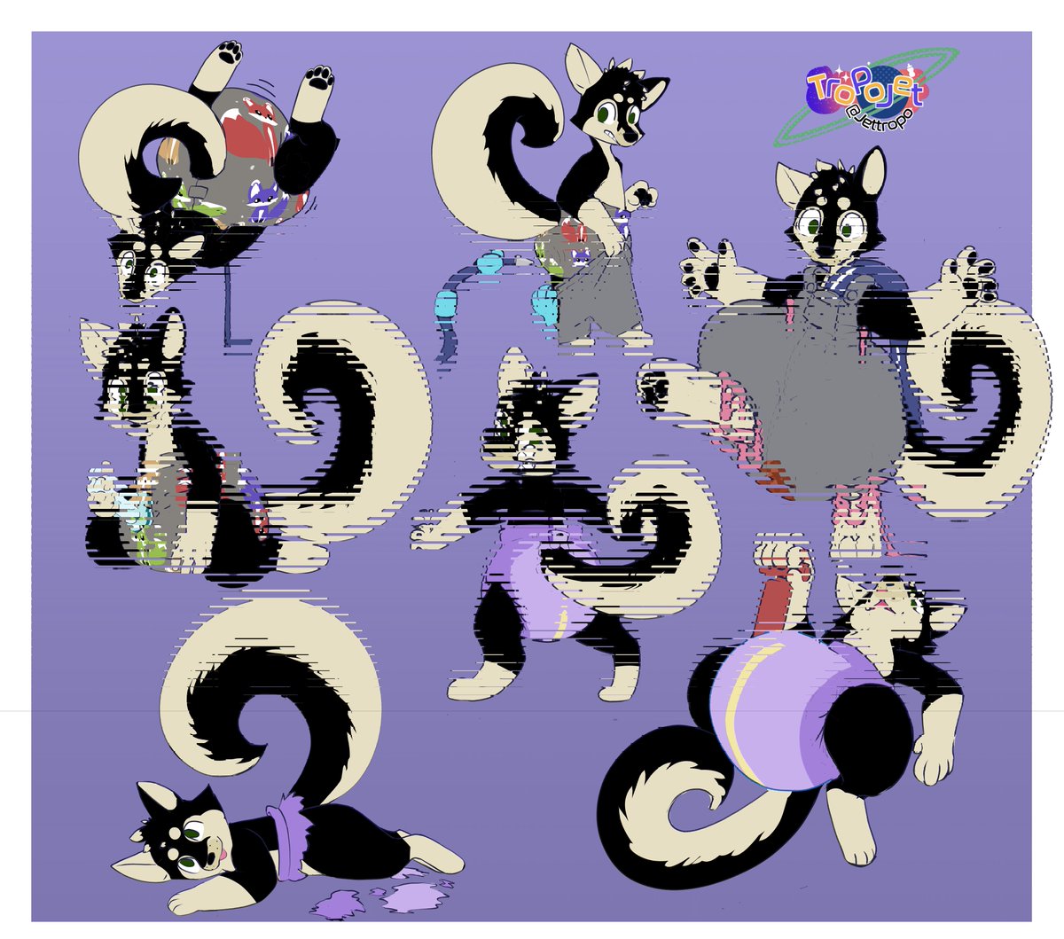 Sketch page commission for Molded