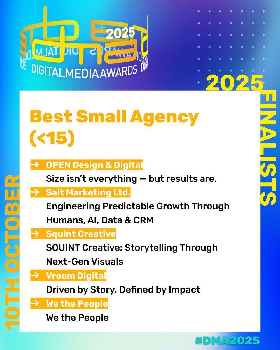 Digital Media Awards tweet media