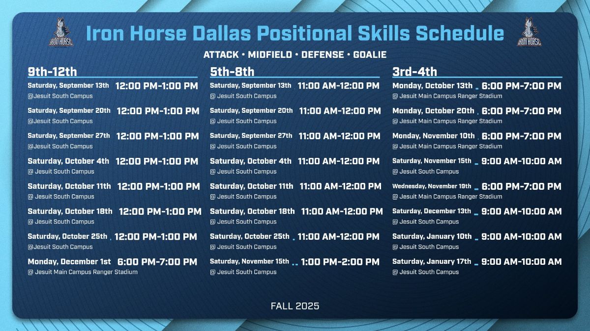 Join Iron Horse Dallas for Fall Positional Skills - mailchi.mp/ironhorselax.c…