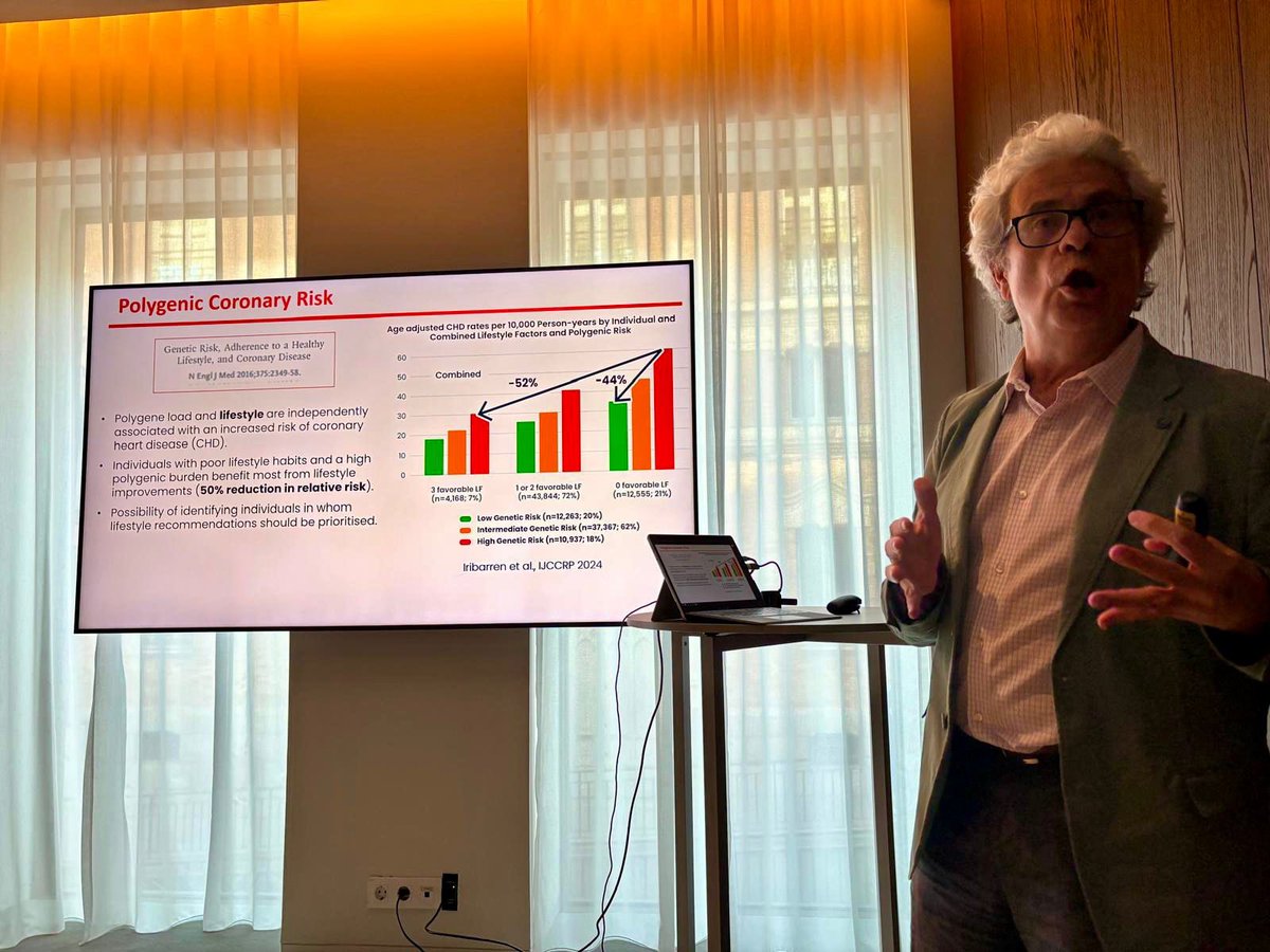 🫀 Meeting of specialists in Madrid 🌍

🧬 In the environment of the ESC Congress, a session was held focused on the growing role of genetics in cardiovascular prevention.

Together with Jamal Rana (Kaiser Permanente, a leading expert in Polygenic Risk Score), we coordinated a