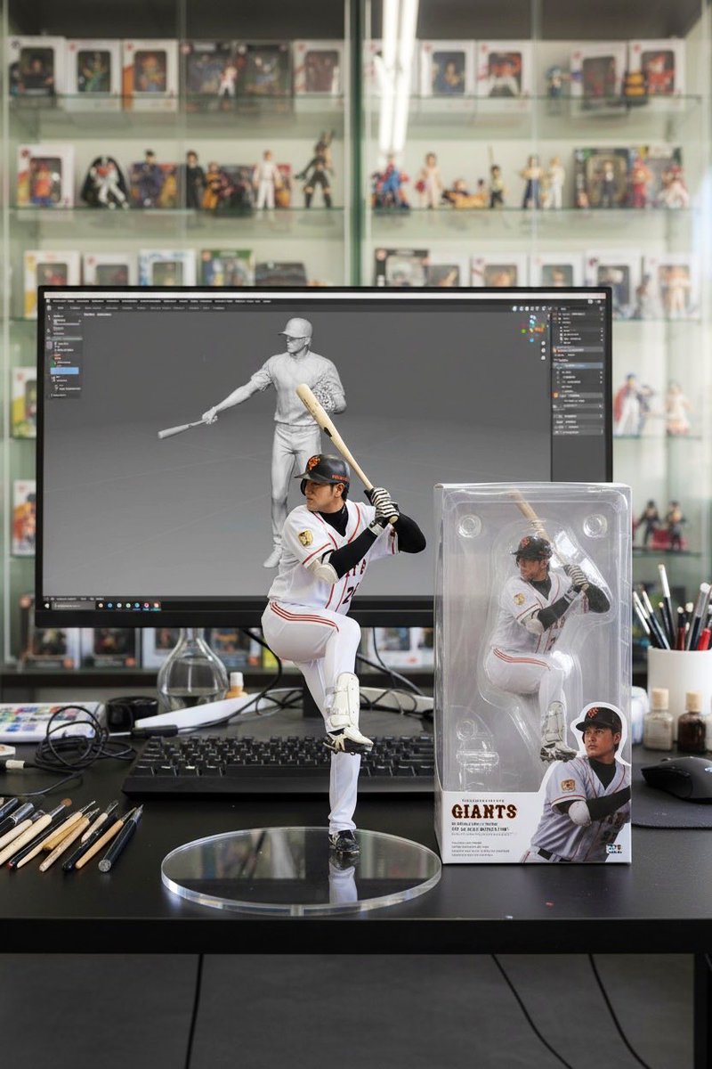 野球選手をAIフィギュア化してみた⚾ ⚾ 由伸が一番カッコイイ！ #高橋