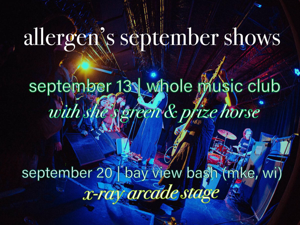 allergens september shows &lt;3