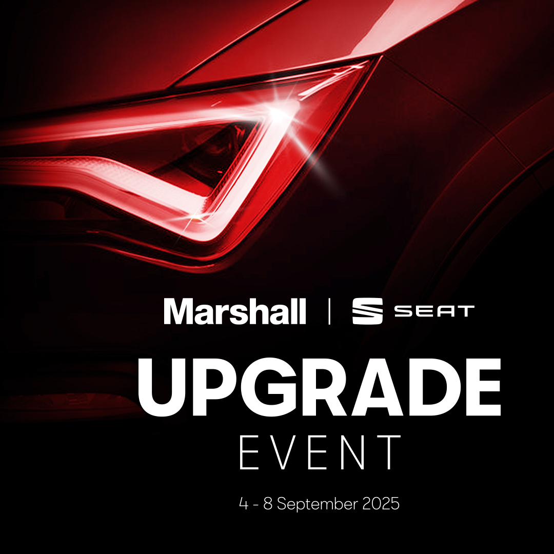 Join us in your local SEAT store for the Marshall #SEAT Upgrade Event from Thursday 4 - Monday 8 September.

You don't want to miss out on our amazing limited-time offers so book your place now > marshall.co.uk/seat/new-car-o…