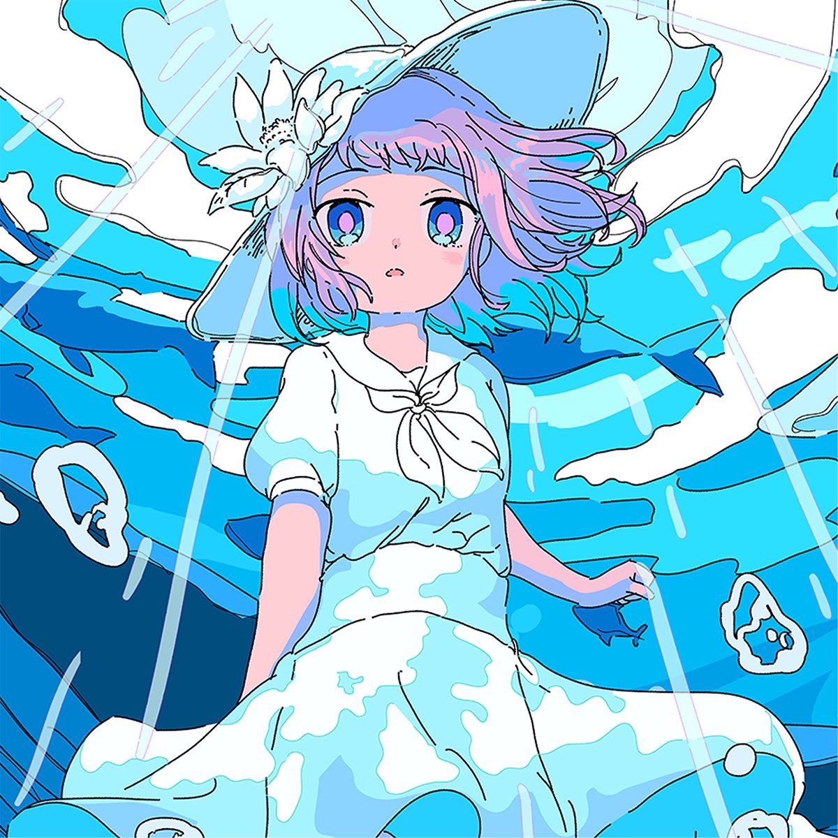 🐳お知らせ🐳

『あの夏を泳いで、』サブスク配信スタートしました！
よろしくお願いします！

🎧サブスク🎧
linkco.re/Zh1D9S4a

🎬MV🎬
Y: youtu.be/gtMO_UWrIz4?si…

N: nicovideo.jp/watch/sm453106…