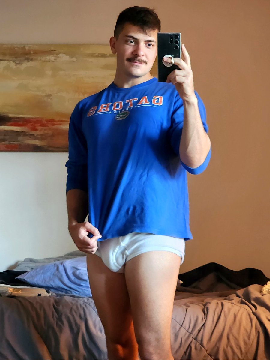 Feeling cozy in my #tightywhities 🥰