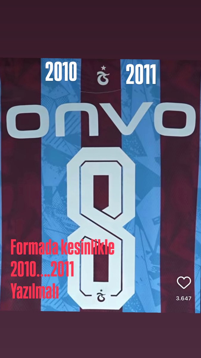 Formalarımızda….
2010 …. 2011…
Standart olarak yazılmalı …