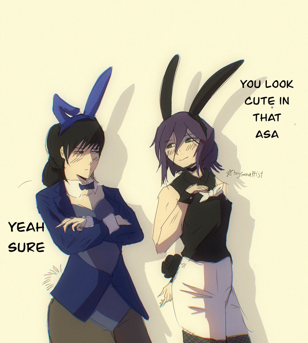 bunny girl AsaReze cuz why not
#chainsawman