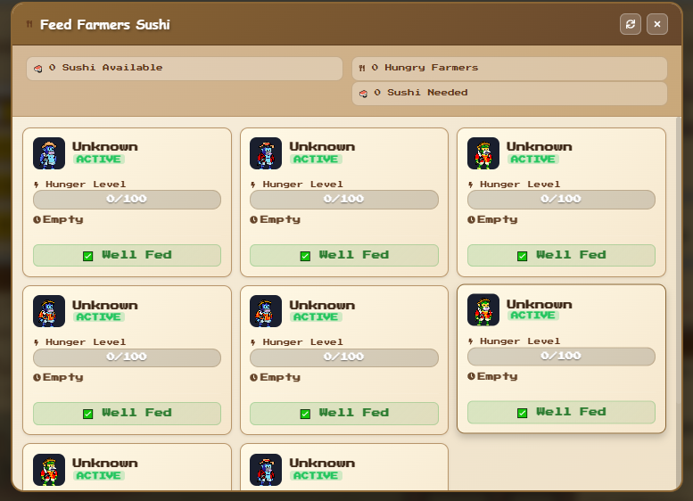 🚨🚨BREAKING NEWS🚨🚨

<a href="/RiceFarmerRonke/">Ronke Rice Farmers</a> new feature is coming! 🔥

🧑‍🌾FARMER'S ENERGY LIFESPAN

🔹Farmers now have durability and can get tired of farming.
🔹Farmers require Sushi to keep farming

Epoch 2.0 is very near! 🔥