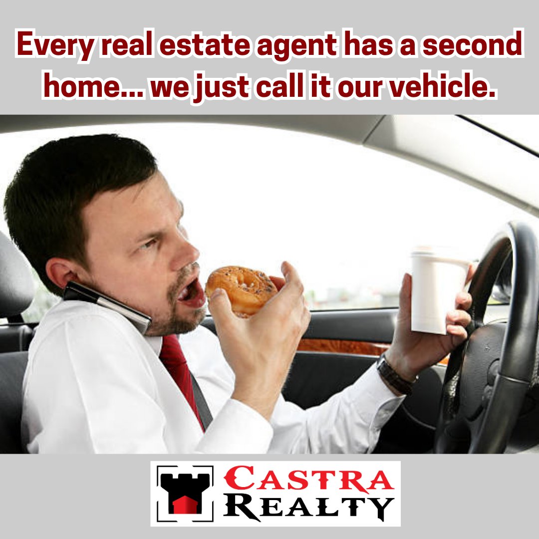CastraRealty's tweet image. We practically live in our cars — the real second home of every agent!

#RealtorLife #AlwaysOnTheGo #RealEstateHumor #SecondHomeVibes #OnTheRoadAgain #CastraRealty