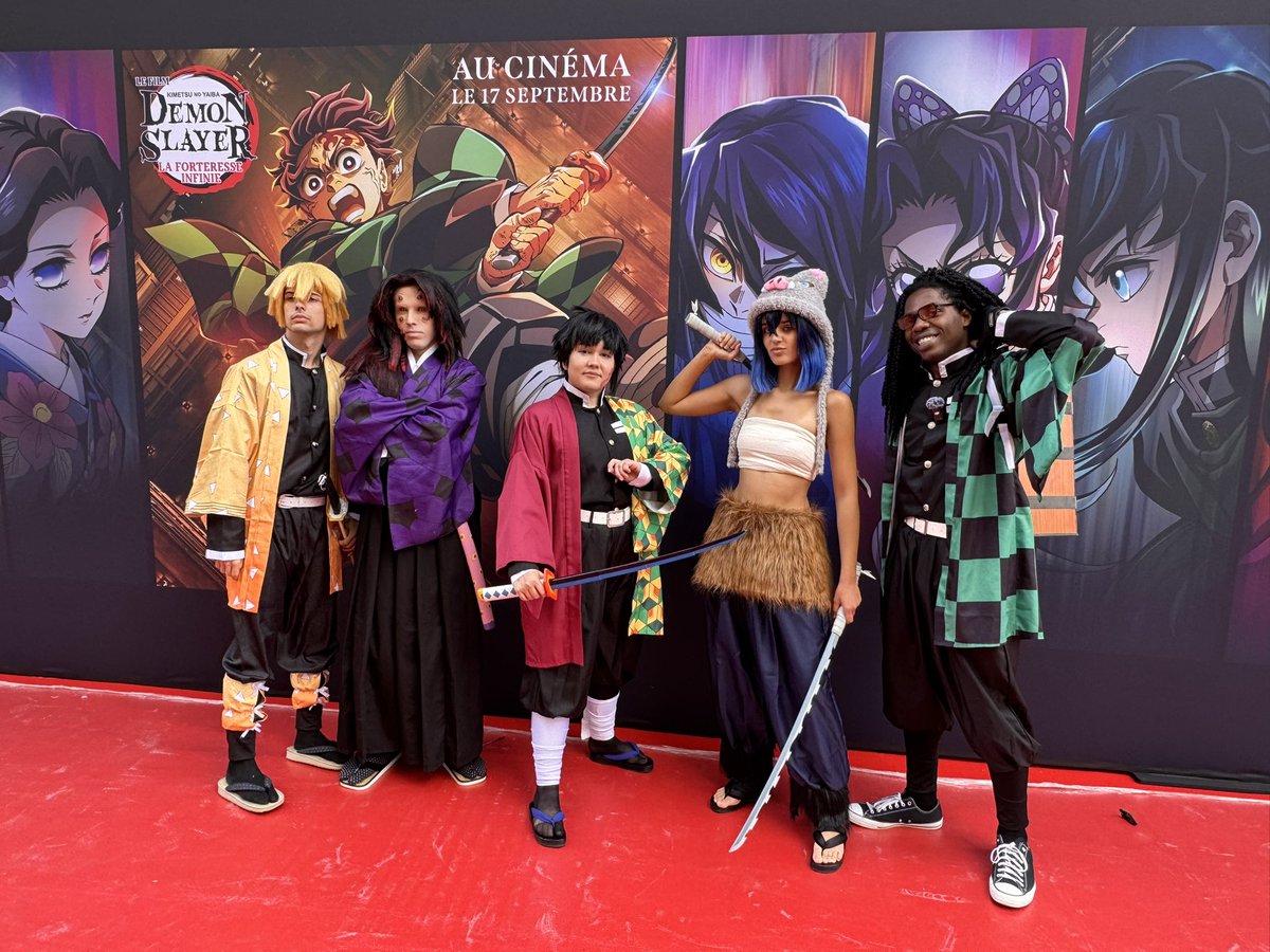 Et vous ? Vous êtes déguisé en quoi ce soir ? #DemonSlayer #AvantPremiere