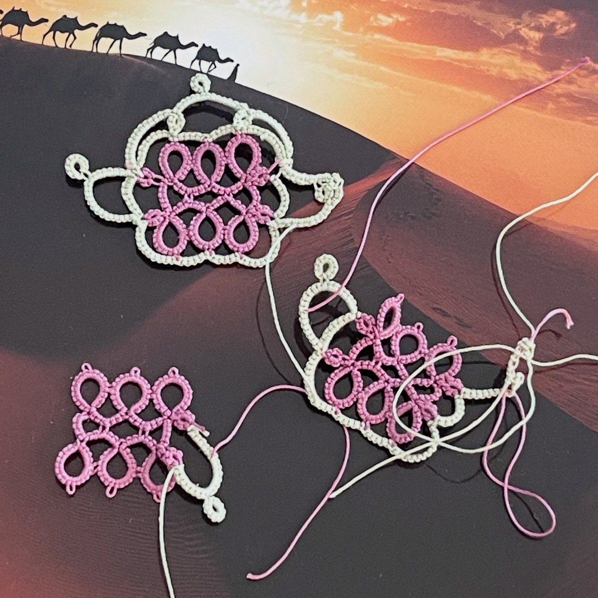 最近の
久々にタティングレースと格闘…🫖