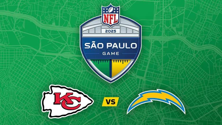 Who is watching Chiefs vs Chargers in São Paulo, Brazil for
Friday Night Football tonight? #NFL #ChiefsKingdom    #BoltUp
