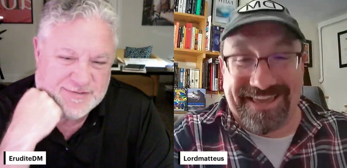 EruditeDM's tweet photo. The weekend is here! Watch @Lordmatteus2312 explain how magic is presented in #LamentationsofTheFlamePrincess. It's a fun, casual discussion with one of the good guys behind 'The Second Watch' Friday night livestreams (11 pm ET).
https://t.co/0x8YPsfGP2
#LOTFP #horrorttrpgs #horror