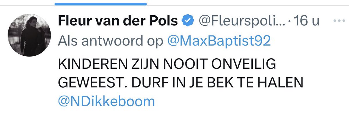 Ze bedoelt het vast niet zo onaardig als het uit haar strot komt, toch? 🥹
#allesmetliefde 💙
