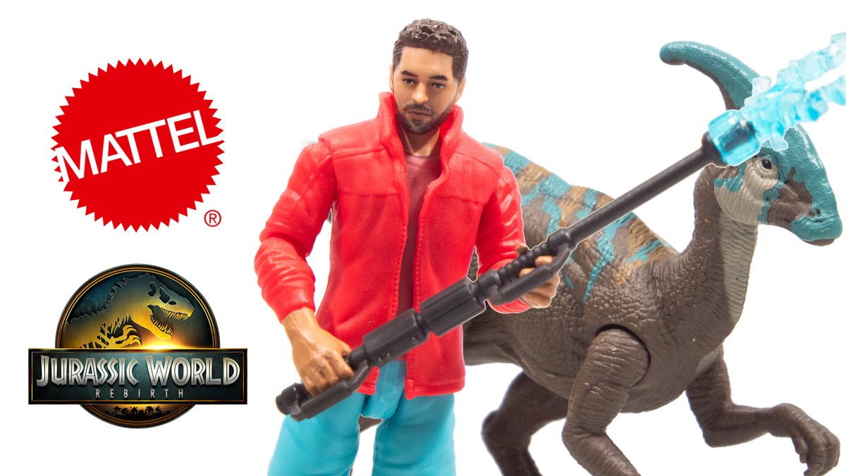 NEW VIDEO: youtu.be/7gdo9F0TYlQ

In tonight's video, we've got the second version of Reuben Delgado to be released in the Rebirth toyline, accompanied by an all-new sculpt for the juvenile Parasaurolophus.

#JurassicWorldRebirth #JurassicPark #JurassicWorld