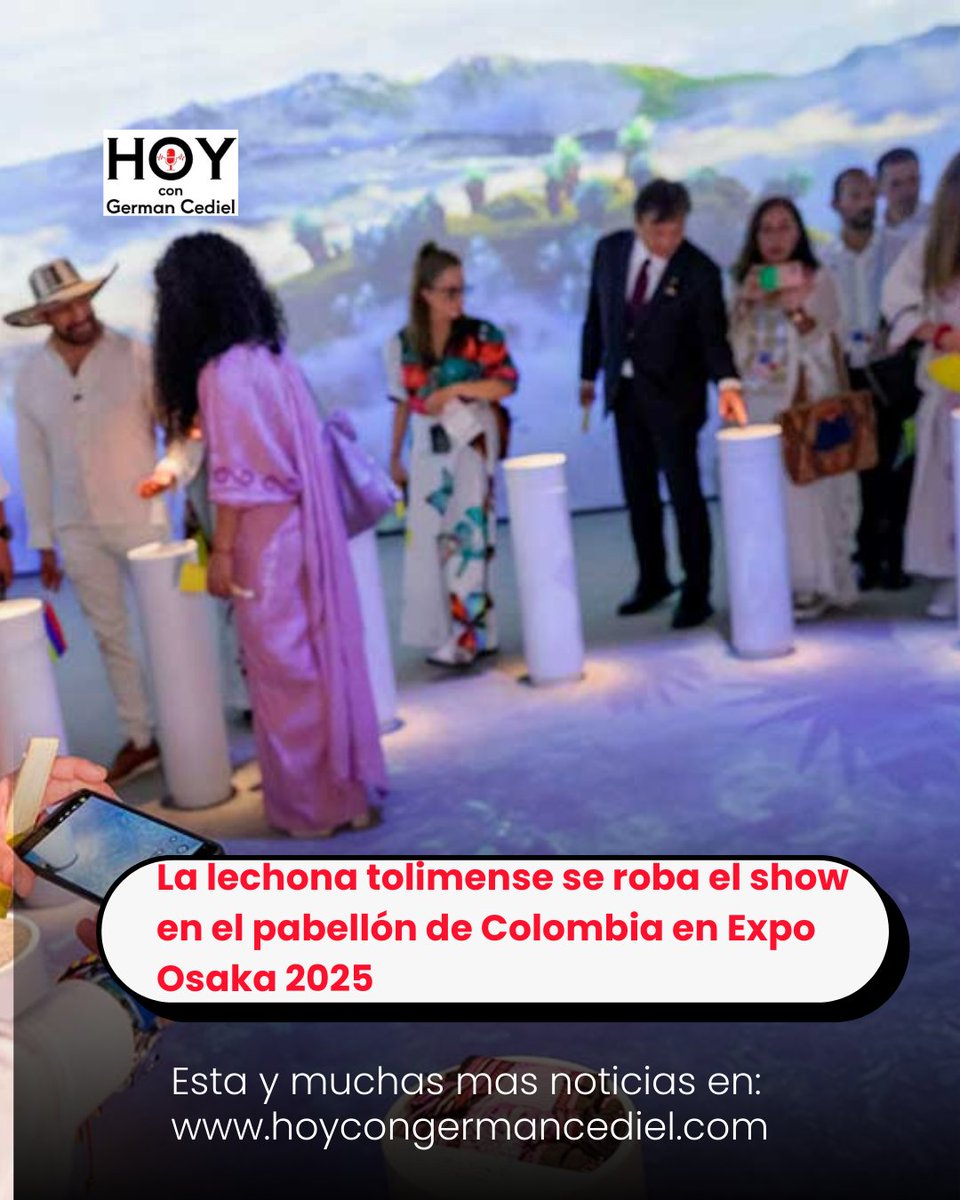 La lechona tolimense se roba el show en el pabellón de Colombia en Expo Osaka 2025
Léala completa en: hoycongermancediel.com/?p=51119