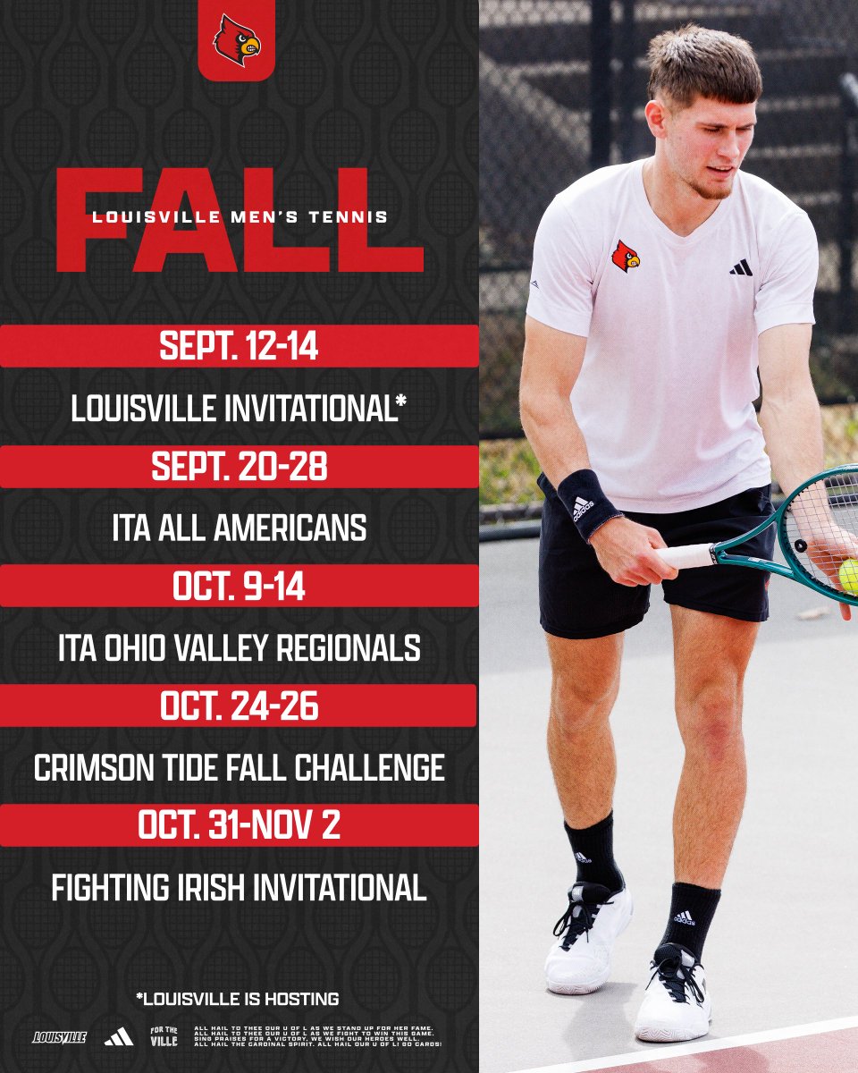 Mark your calendars 📅

The fall season just dropped👇

📰 uofl.me/41FUlF4

#GoCards
