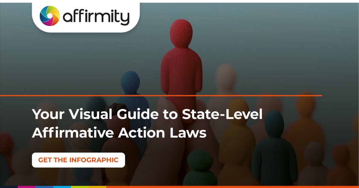 Affirmity_DI's tweet image. Which state-level affirmative action laws apply to your organization? Keep tabs on this potentially overlooked aspect of compliance with our infographic, “Your Visual Guide to State-Level Pay Transparency Laws”: buff.ly/W0b1vtd

#WorkforceAnalytics #StateLaw #AAP