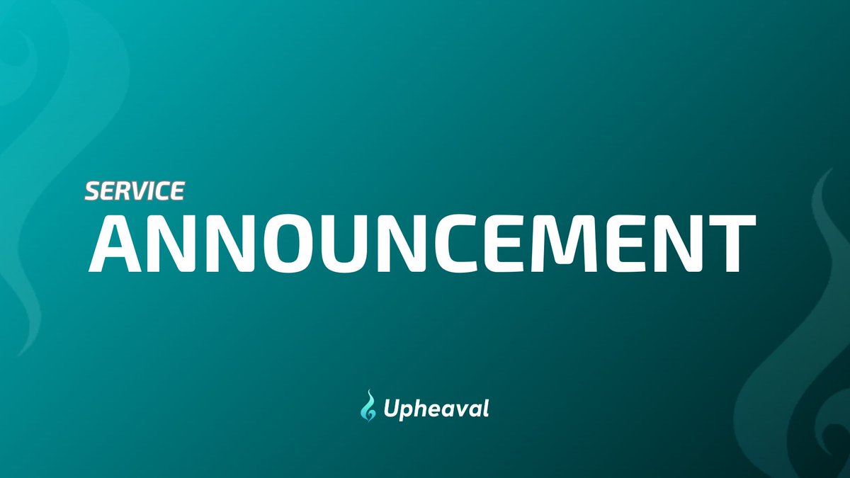 Dear Upheaval Community,

We sincerely apologize for the downtime experienced a few hours ago. Over the past 48 hours, we’ve seen a massive surge in new users, which temporarily strained our systems.

We’ve since optimized performance and upgraded our servers to handle the