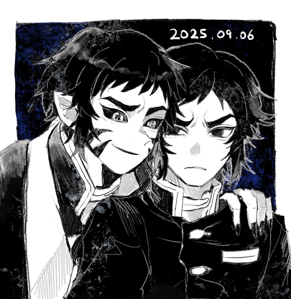 rngkkk's tweet photo. 😭🍑💙
 #9月6日は獪岳の日 https://t.co/NVdar7zSWz