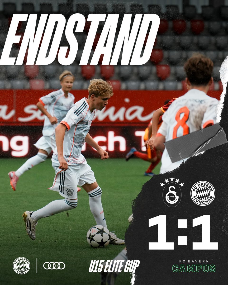 Punkteteilung. Auch im zweiten Gruppenspiel steht es nach 50 Minuten Remis. ⚖️

#U15EliteCup