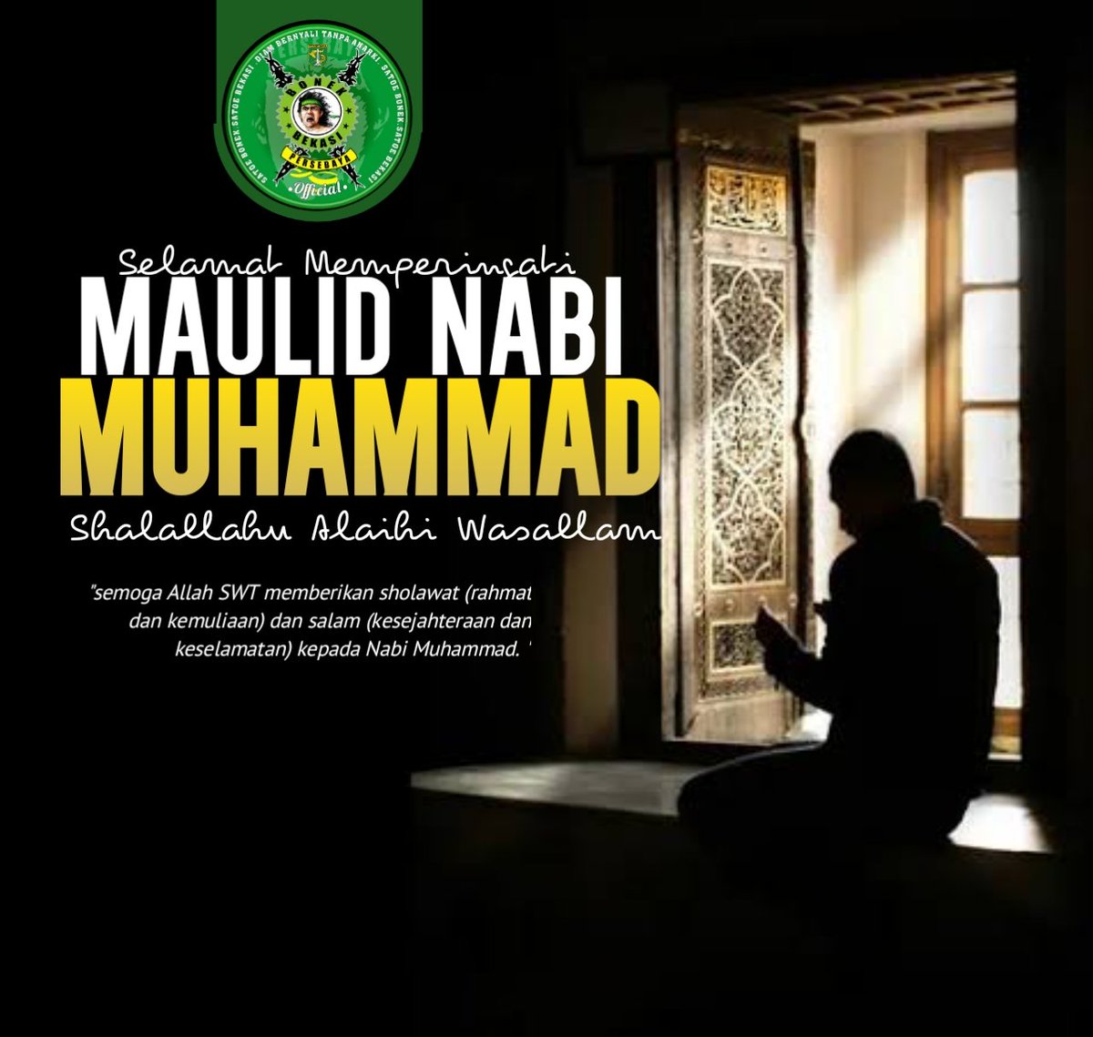 Semoga kita sebagai umatNya mendapatkan syafaat beliau nanti di akhir jaman. 

#maulidnabimuhammadsaw #salamsatunyali #persebayafans