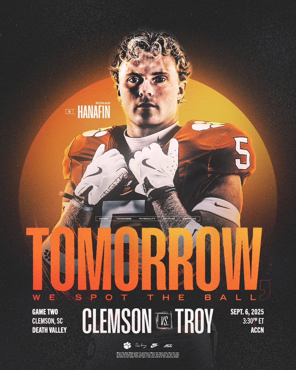 Clemson Football tweet media